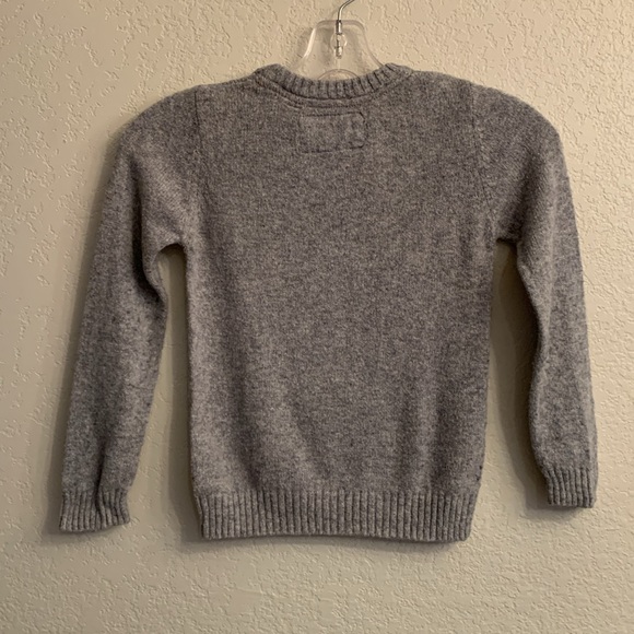 Boys “Ted by Ted Baker” Gray Sweater with intarsia dapper hound dog Size 5y - Picture 4 of 8